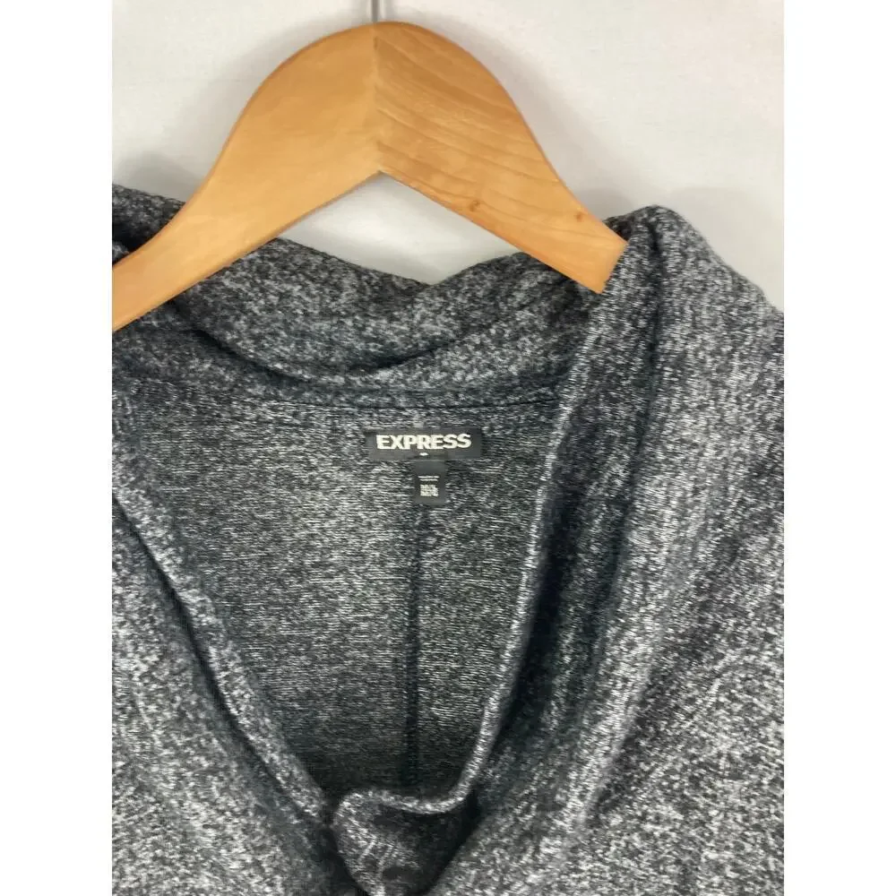 Express Cowl Neck Asymmetrical Hem Pullover Size M/L